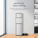 Limited Edition Self Cleaning Water Cooler Water Dispenser - 3 Temperature Settings - Hot, Cold & Room Water, Durable Stainless Steel Construction, Bottom Loading .