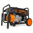 6000-Watt RV-Ready Portable Generator with Wheel Kit Carb Compliant
