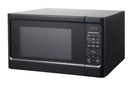 1.1 Cu. Ft. Sleek Black Digital Microwave - Effortless Touchpad Controls.