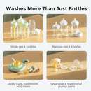 Baby Bottle Washer, Sterilizer & Dryer - All-in-One Cleaning Machine for Bottles, Pump Parts & Baby Essentials
