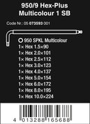 5003594001 8100 SB 2 Zyklop 3/8" Metric Ratchet Set ( Piece of 43)