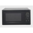 1.1 Cu. Ft. Sleek Black Digital Microwave - Effortless Touchpad Controls.