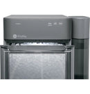 Countertop Nugget Ice Maker | Ice Machine with WiFi Connectivity | Smart Home Kitchen Essentials | Black Stainless