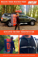 Ultimate Adventure Bag -1680D Heavy Duty Waterproof Travel Duffel Bags for Camping, Motorcycle Dry Bag, Waterproof Bags for Boating, Waterproof Duffle Backpack,Tactical Duffle Bag