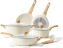 Cookware Sets, Pots and Pans Set Non stick, 14-Piece Induction Cookware, Non toxic Healthy Non Stick Kitchen Cooking Set, with Frying Pans Set, PFAS PTFE PFOA PFOS Free