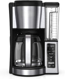 12-Cup Programmable Coffee Brewer, 2 Brew Styles, Adjustable Warm Plate, 60oz Water Reservoir, Delay Brew - Black/Stainless Steel