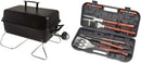 Portable Convective 1-Burner Stainless Steel Propane Gas Grill