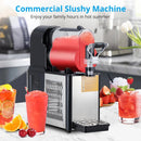 Commercial Slushie Machine 3L Stainless Steel Self-Cleaning Slushy Maker for Frozen Drinks,Snow Melting Ideal for Home,Coffee Shop,Restaurant