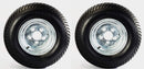 2-Pack Trailer Tire On Rim 20.5X8-10 205/65-10 20.5X8.0-10 5 Lug E Galvanized