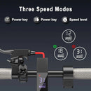 Electric Scooter - 8.5" Solid Tires, 350W Motor, Up to 19 MPH and 21-23 Miles Long-Range Portable Foldable Commuting Scooter for Adults with Double Braking System and App