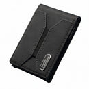 Automatic Pop-Up Card Holder Wallet with Elastic Band – Synthetic Leather Card Case