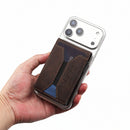 Automatic Pop-Up Card Holder Wallet with Elastic Band – Synthetic Leather Card Case