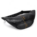 Men’s Genuine Leather Crossbody Chest Bag – Casual Outdoor Waist Sling Bag