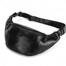 Men’s Genuine Leather Crossbody Chest Bag – Casual Outdoor Waist Sling Bag