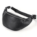 Men’s Genuine Leather Crossbody Chest Bag – Casual Outdoor Waist Sling Bag