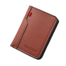 Men’s Vertical PU Wallet – Lightweight Waterproof Card Holder Wallet