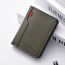 Men’s Vertical PU Wallet – Lightweight Waterproof Card Holder Wallet