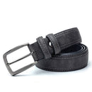 Men's Vintage PU Leather Belt – Classic Pin Buckle Designer Belt for Jeans & Casual Wear
