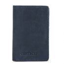 RFID Genuine Cowhide Leather Automatic Card Holder Wallet – Trifold Card Case
