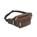 Running Sports Crossbody Belt Bag for Men and Women – Genuine Leather Phone Waist Pack