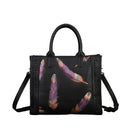 Women’s Genuine Full-Grain Cowhide Leather Small Square Crossbody Bag
