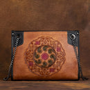 Women’s Genuine Full-Grain Leather Crossbody Bag – Large Capacity Crossbody Shoulder Bag