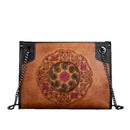 Women’s Genuine Full-Grain Leather Crossbody Bag – Large Capacity Crossbody Shoulder Bag
