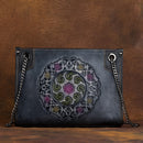 Women’s Genuine Full-Grain Leather Crossbody Bag – Large Capacity Crossbody Shoulder Bag