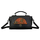 Women’s Genuine Leather Embossed Crossbody Handbag – Retro Shoulder Bag