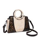 Women’s Large Capacity Ethnic Style Shoulder Bag – Embossed PU Tote