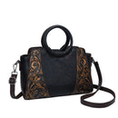 Women’s Large Capacity Ethnic Style Shoulder Bag – Embossed PU Tote