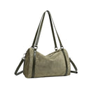Women’s Retro Suede Tote Bag – Large Capacity PU Leather Crossbody Handbag