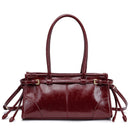 Women’s Vintage PU Leather Underarm Bag – Casual Handheld Shoulder Bag