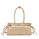 Women’s Vintage PU Leather Underarm Bag – Casual Handheld Shoulder Bag