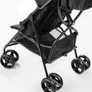 Convenience Stroller, Blue/Black Lightweight Infant Stroller with Compact Fold
