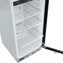 22" Wide 10.1 Cu. Ft. Commercial Beverage Merchandiser – Stainless Steel, Temp Alarm, Reversible Door