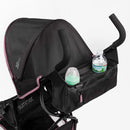 Convenience Stroller, Blue/Black Lightweight Infant Stroller with Compact Fold