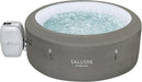Inflatable Hot Tub Spa (71" x 26") | Portable Hot Tub with 2 Covers (1 Energy-Efficient Thermal Cover and 1 Standard Cover) | Fits Up to 2-4 Persons | Black