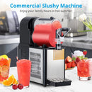 Commercial Slushie Machine 3L Stainless Steel Self-Cleaning Slushy Maker for Frozen Drinks,Snow Melting Ideal for Home,Coffee Shop,Restaurant