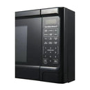 1.1 Cu. Ft. Sleek Black Digital Microwave - Effortless Touchpad Controls.