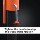 1100lb Folding Dismountable Household Hoist Truck Crane with Electric Hoist (110V) – 880lb Pulling Force, Jib Cranes for Factory, Warehouse, Construction
